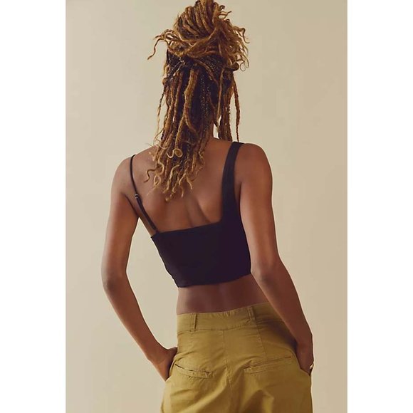 🎉LAST CHANCE🎉 NWT Free People Mila Top / Black - Picture 2 of 9